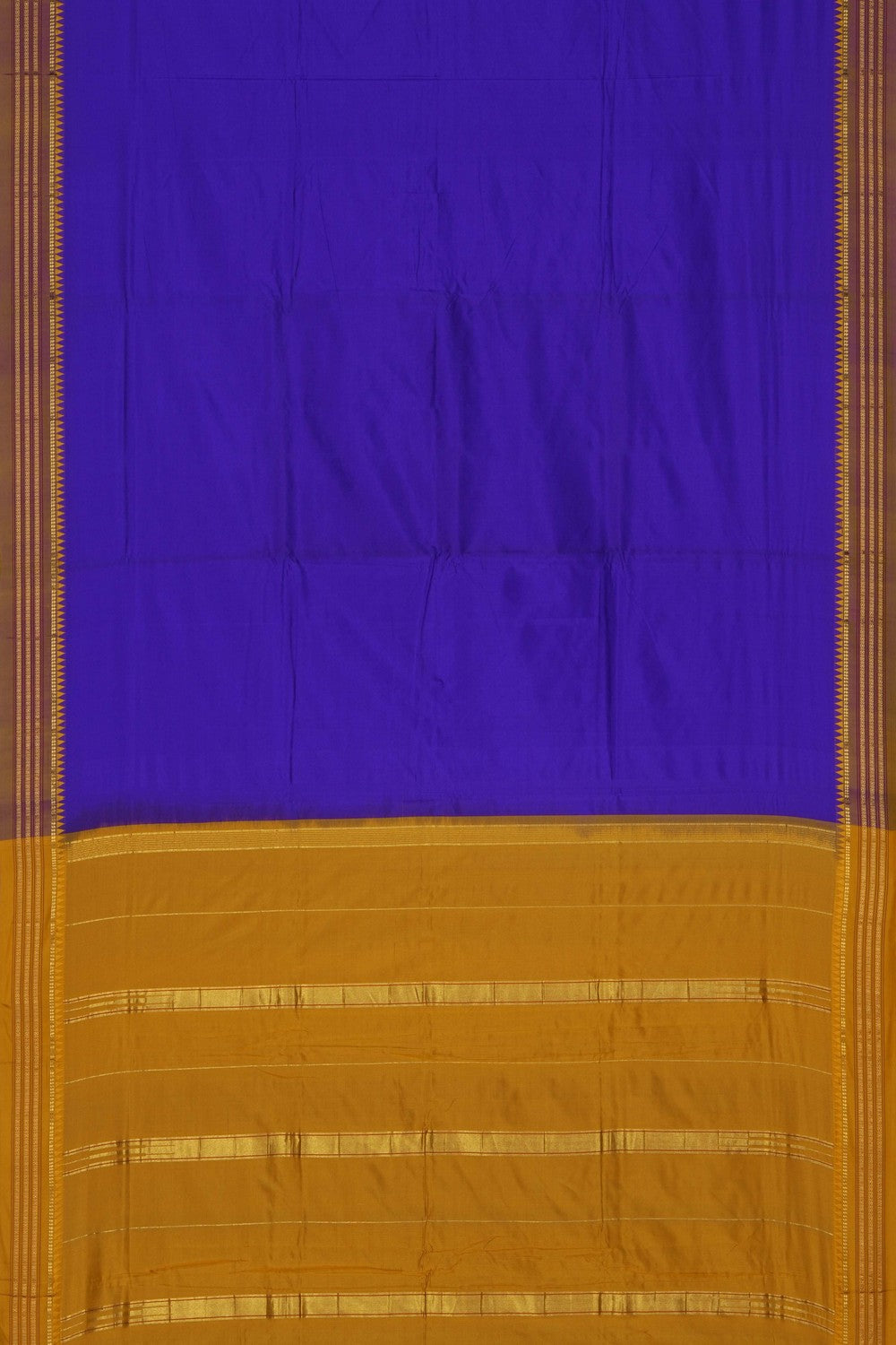 Image of Purple Narayanpet Silk Saree