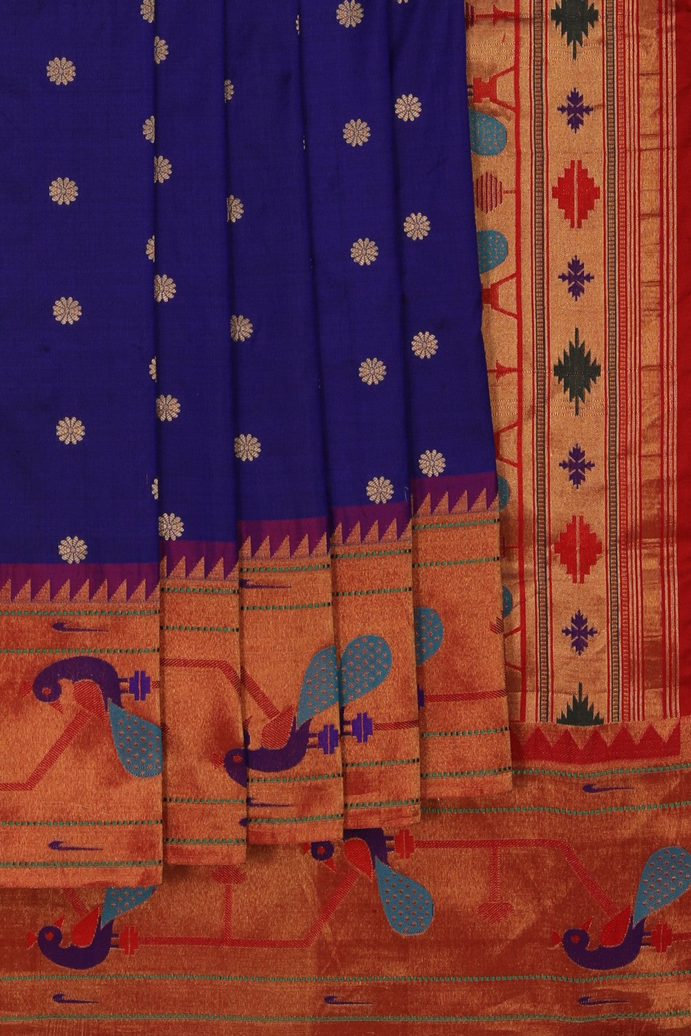 Image of Paithani Silk Purple Saree