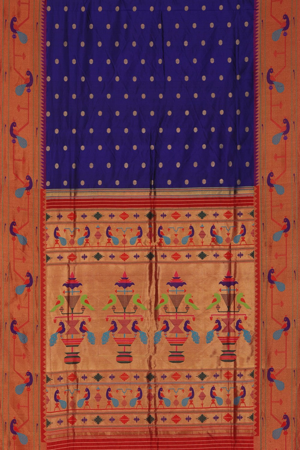 Image of Paithani Silk Purple Saree