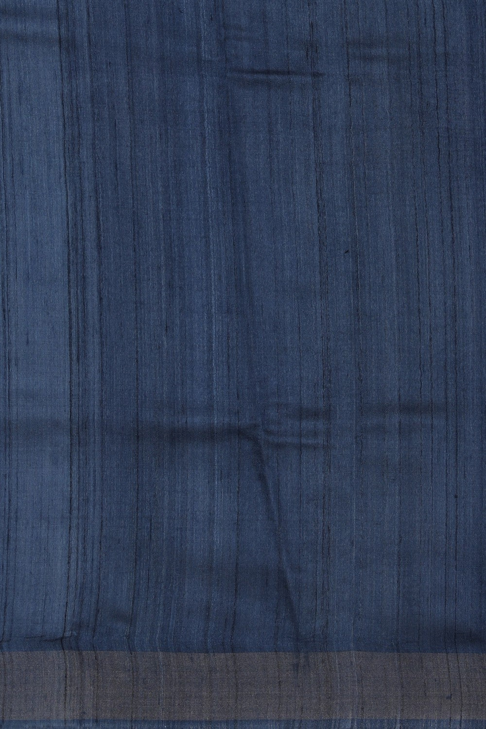 Image of Tussar Silk Blue Saree
