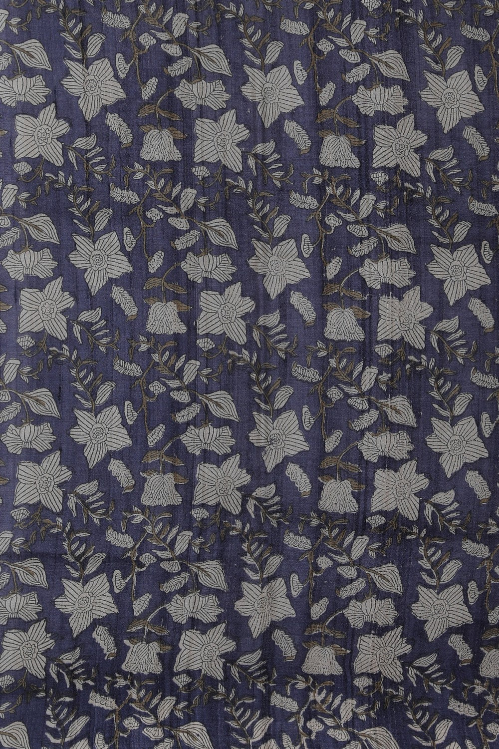 Image of Tussar Silk Purple Saree