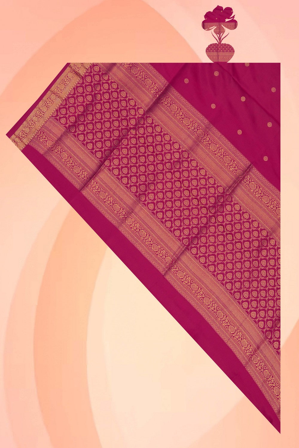 Image of South Silk Pink Dupatta