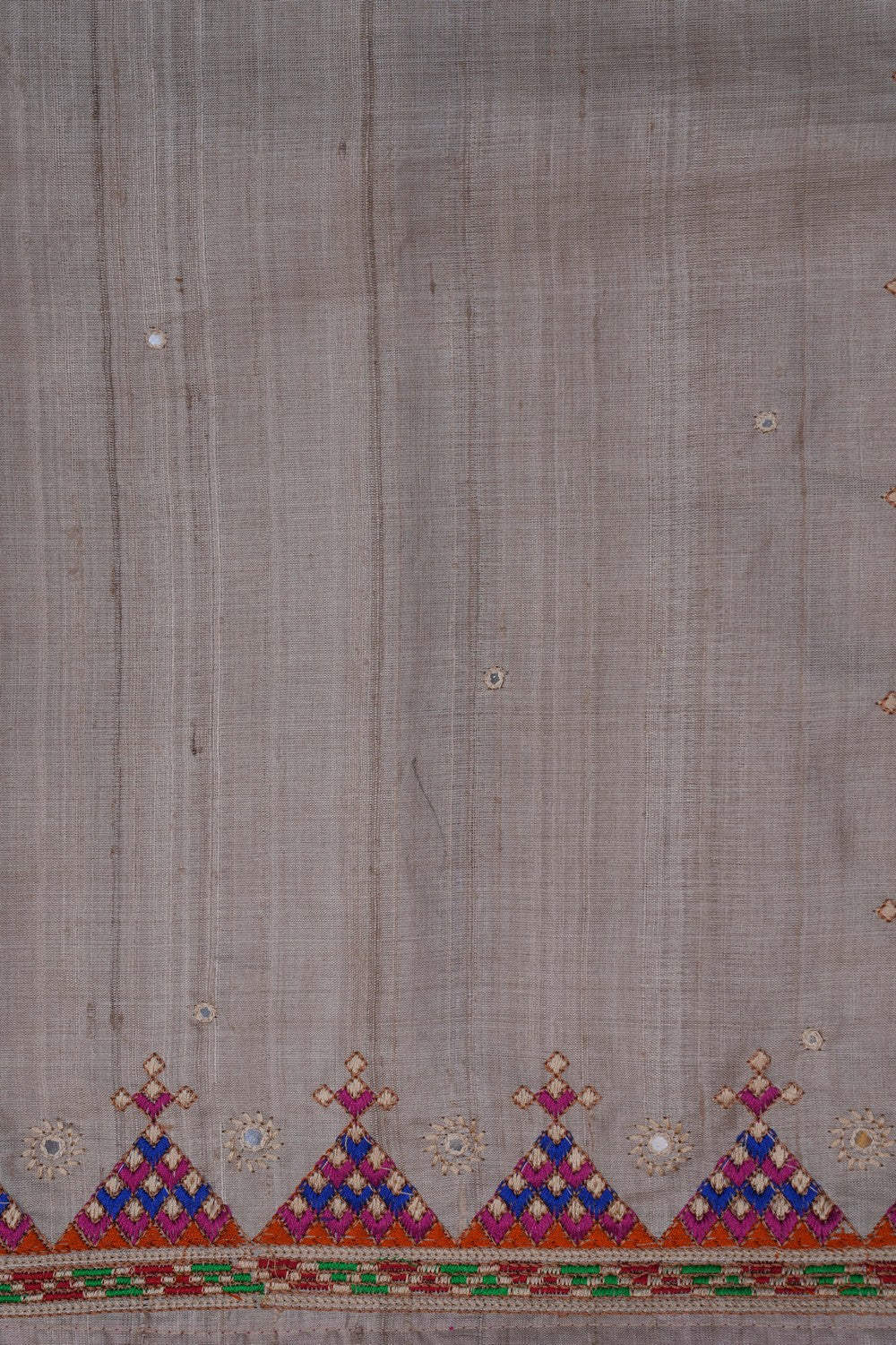 Image of A Beautiful Tussar Embroidered Saree
