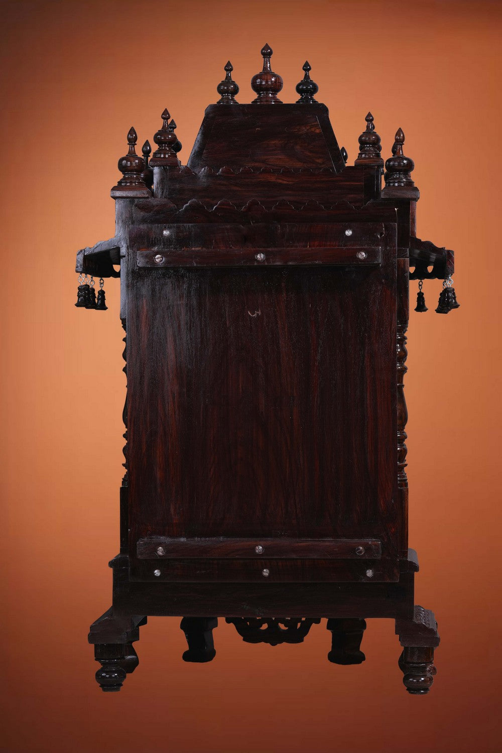 Image of Pooja Temple in Rosewood With Venkateshwara Swamy Inlay