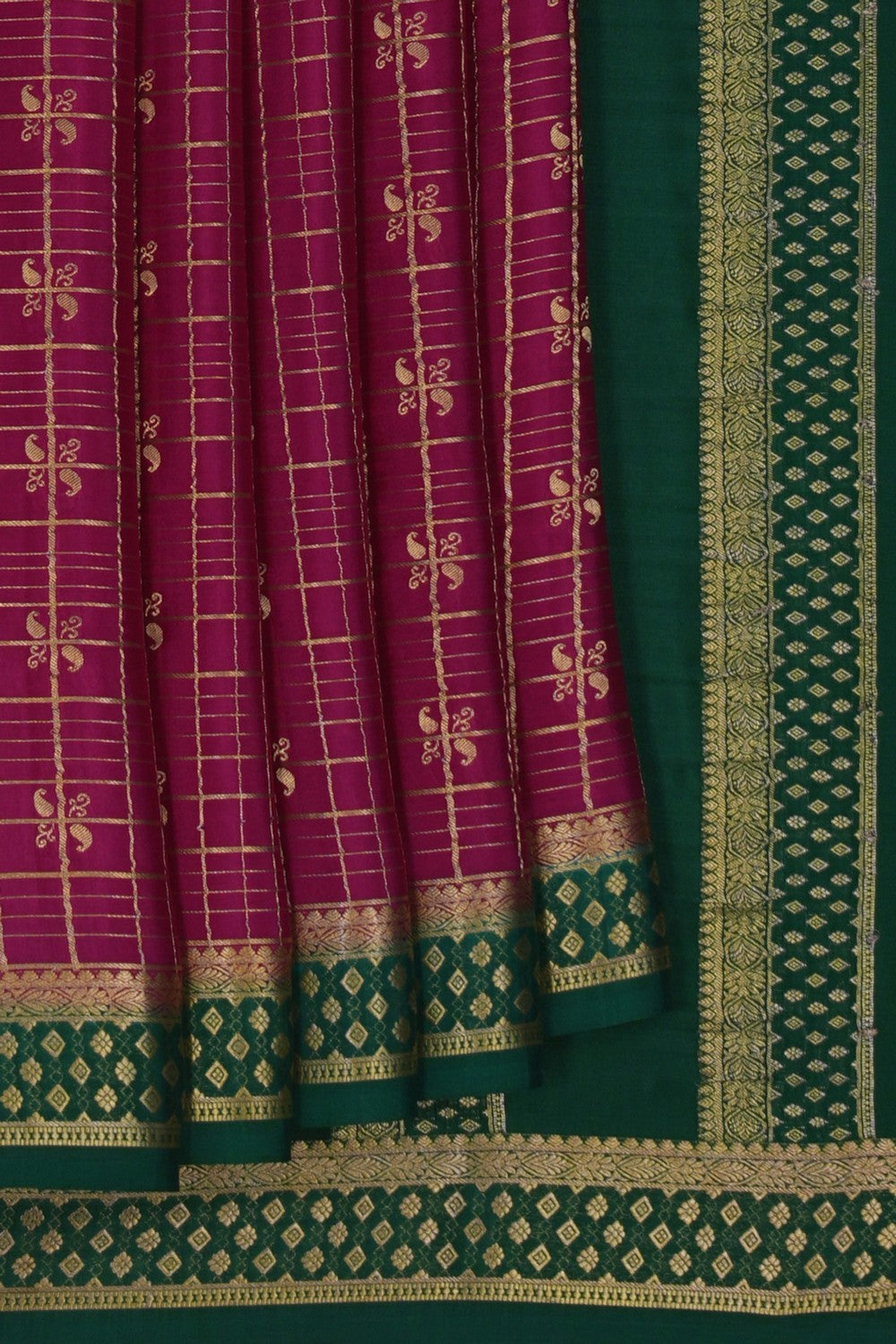 Image of Mysore Binny Crepe Pink Saree