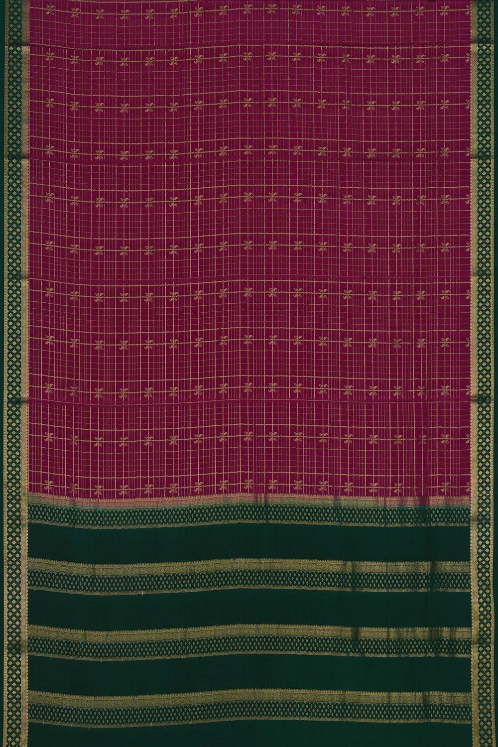 Image of Mysore Binny Crepe Pink Saree