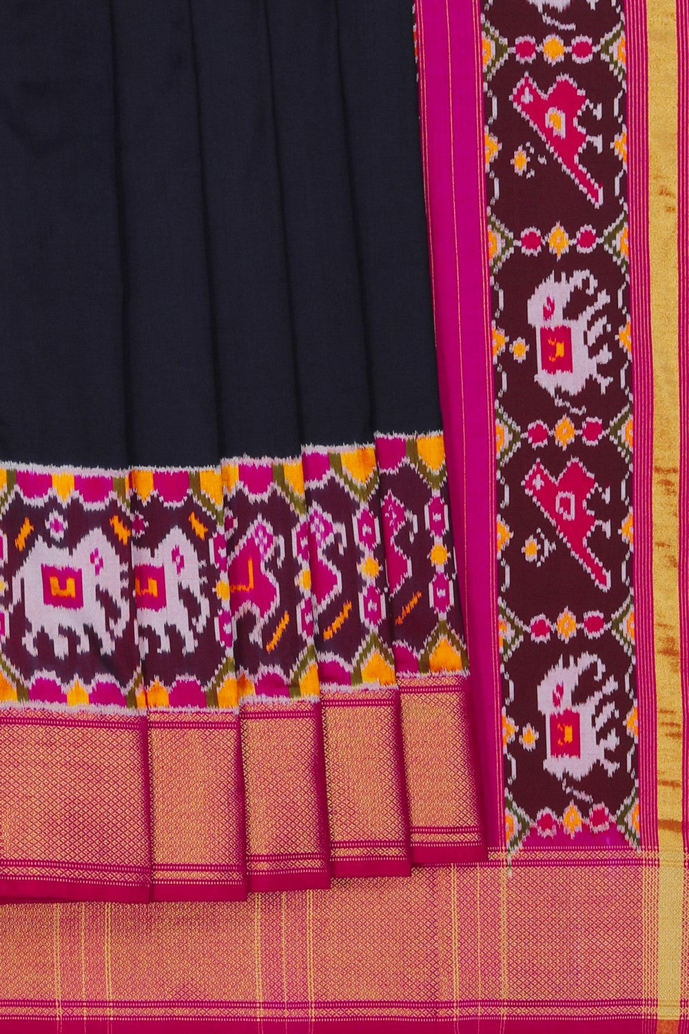 Image of Pochampally Silk Purple Saree