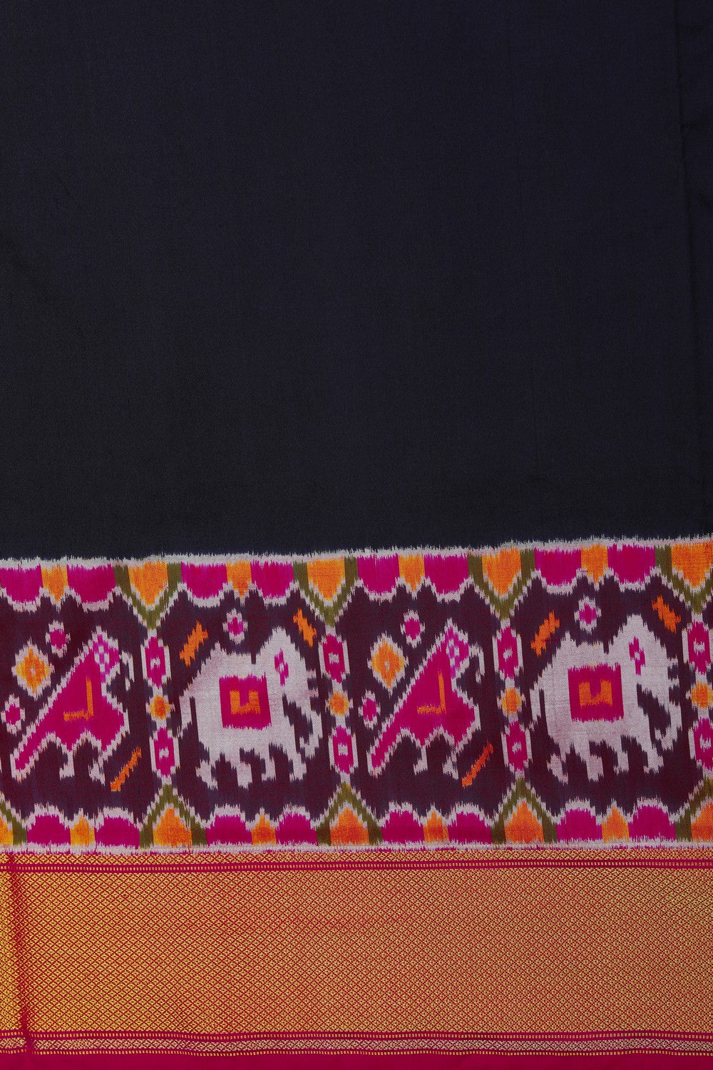Image of Pochampally Silk Purple Saree