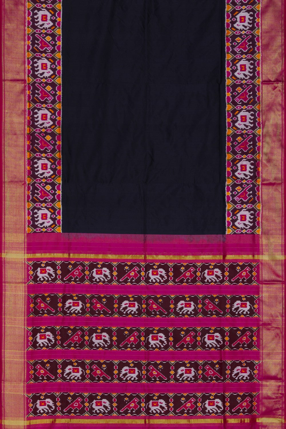 Image of Pochampally Silk Purple Saree
