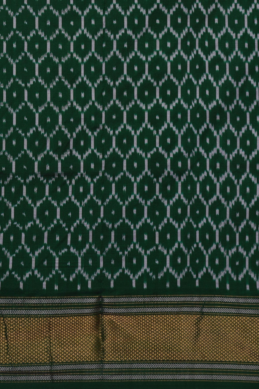 Image of Pochampally Ikat Silk Red Saree