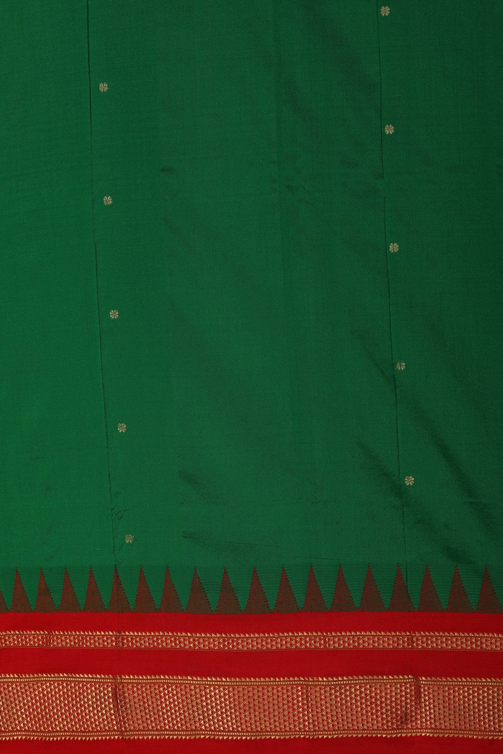 Image of Narayanpet Silk Green Saree