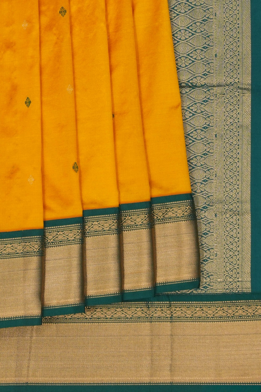 Image of Narayanpet Silk Yellow Saree