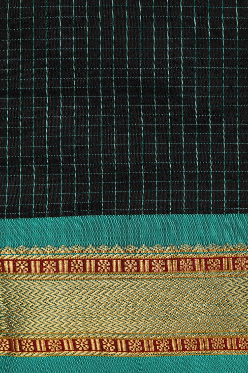Image of Narayanpet Silk Black Saree