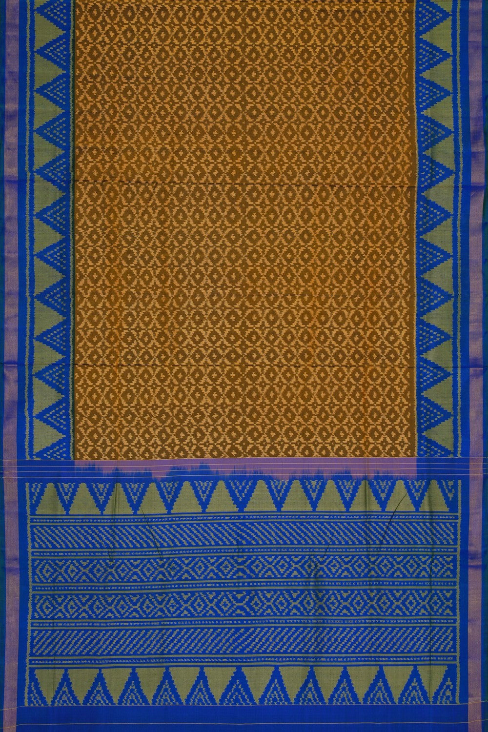 Image of Rajkot Silk Moss Green Saree