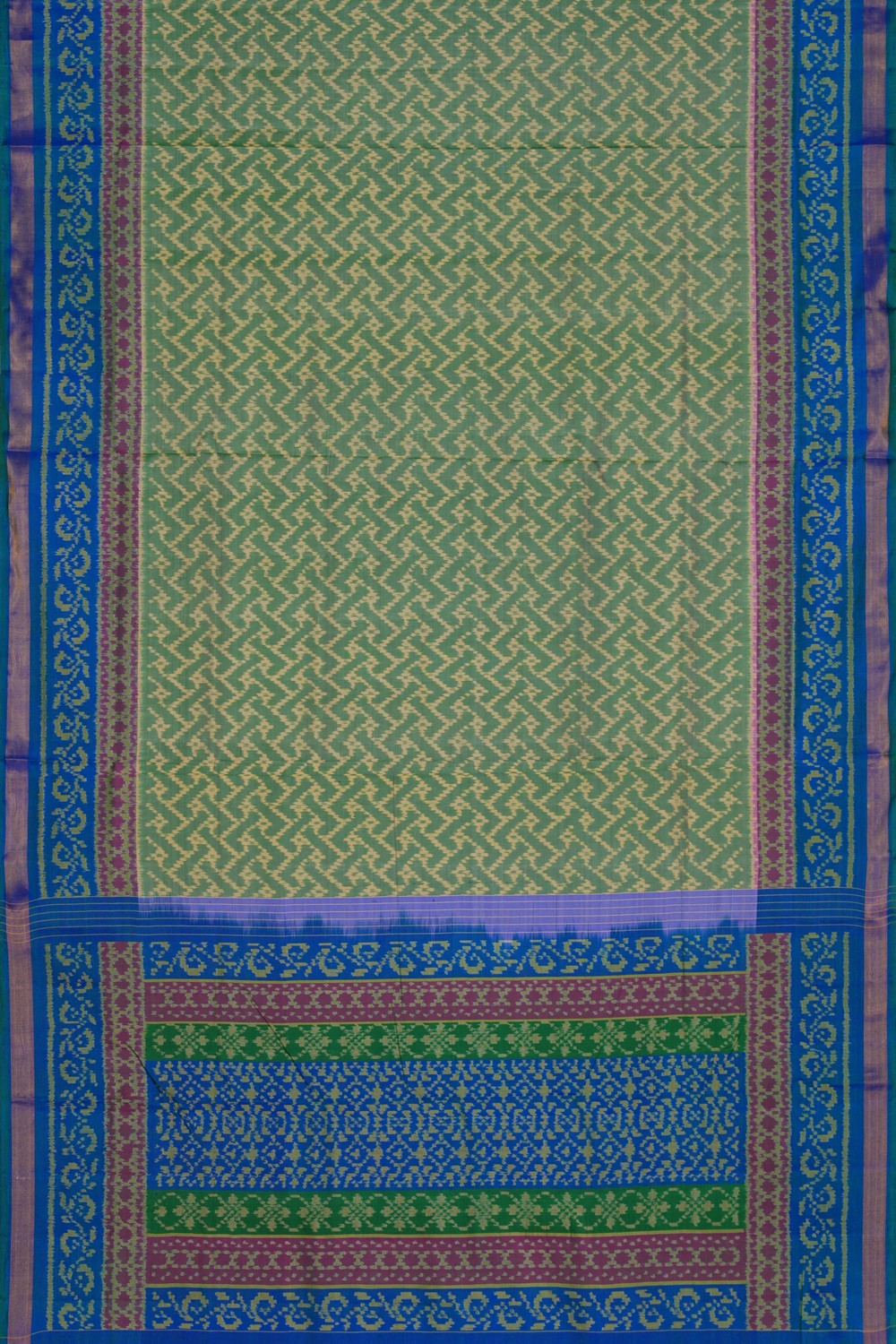 Image of Rajkot Silk Green Saree