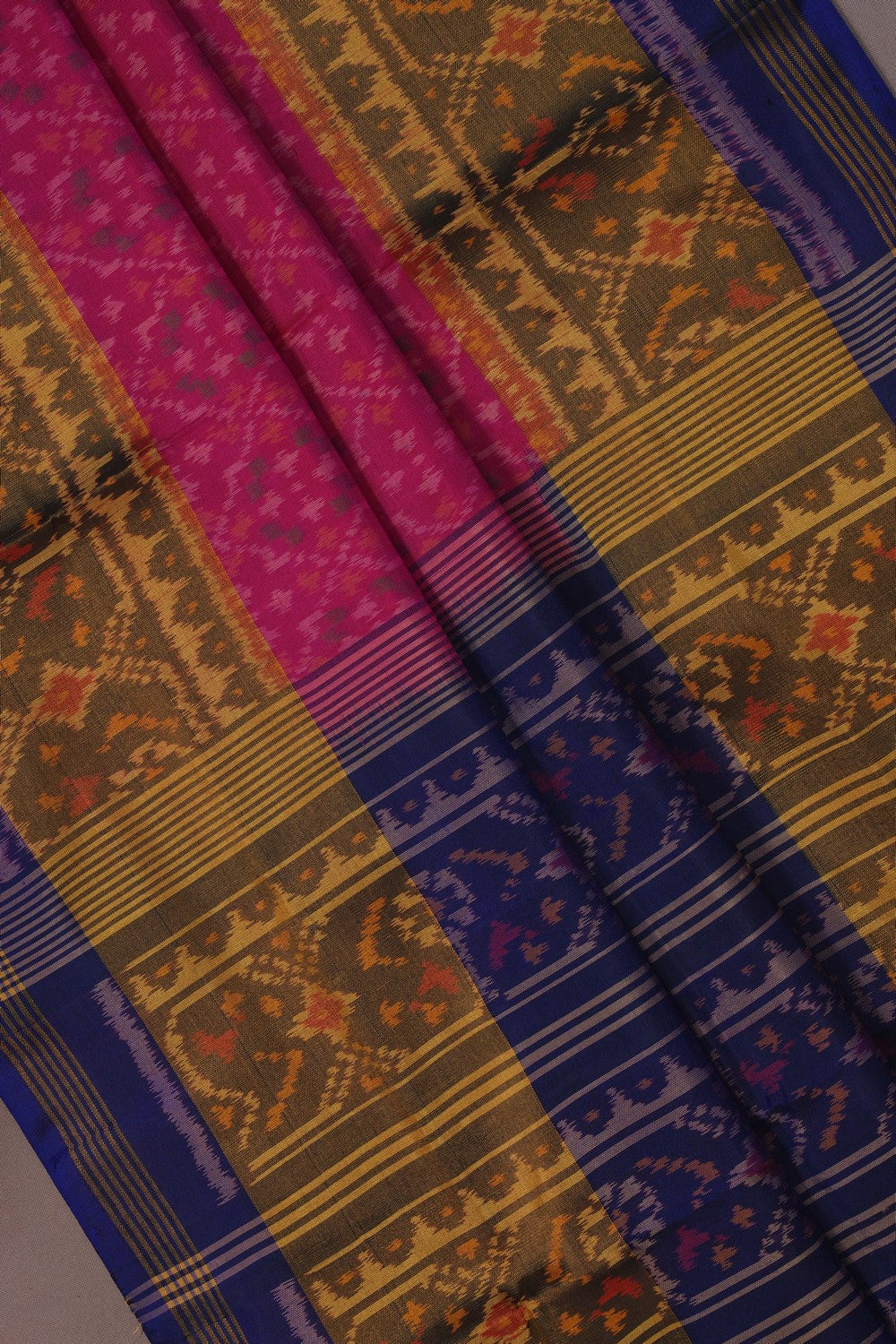 Image of Rajkot Silk Pink Saree