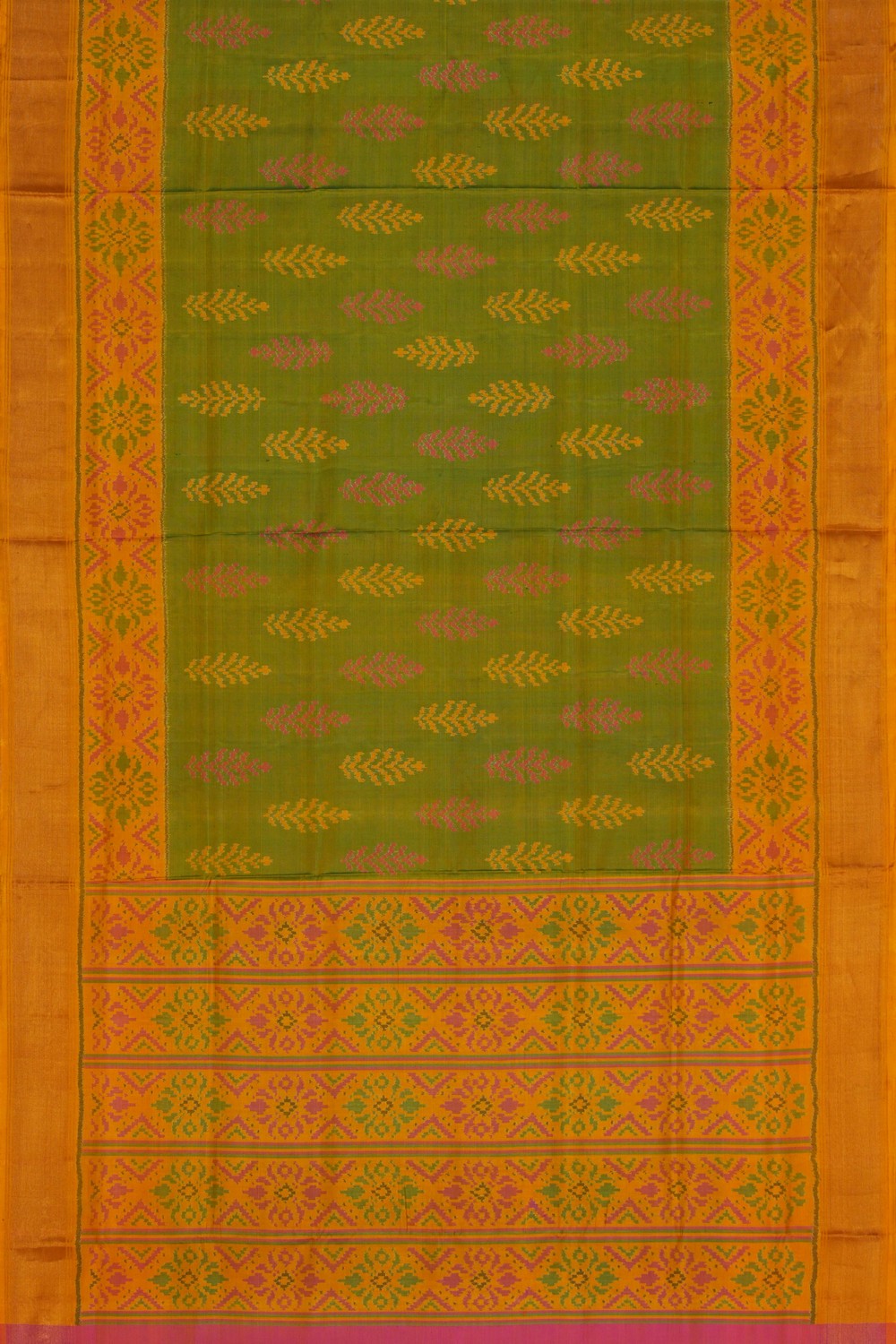 Image of Rajkot Silk Green Saree