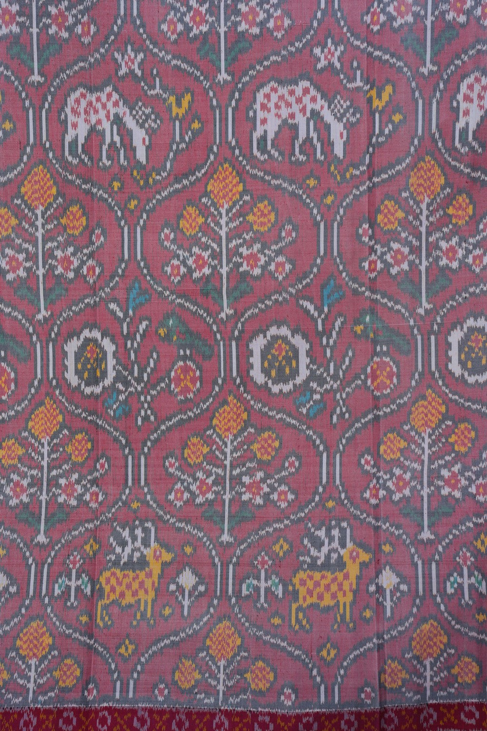 Image of Rajkot Silk Red Saree