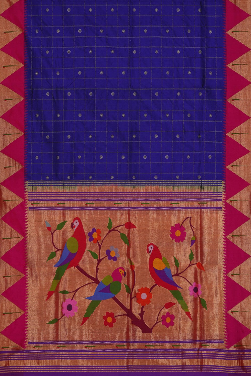 Image of Paithani Silk Purple Saree
