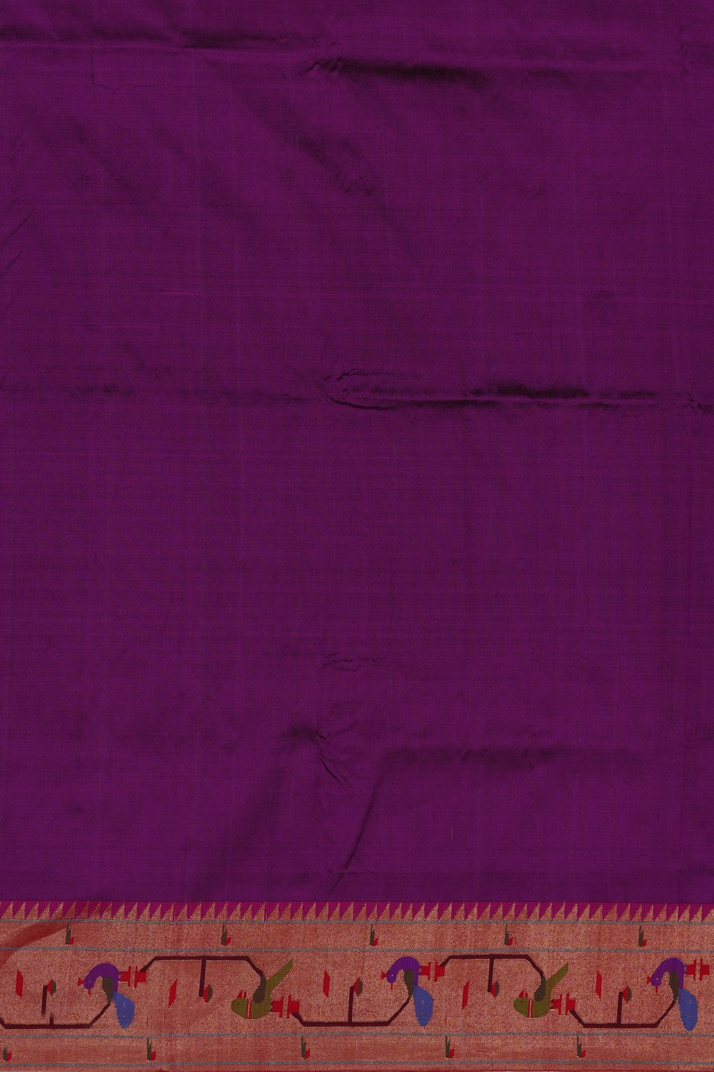 Image of Paithani Silk Purple Saree