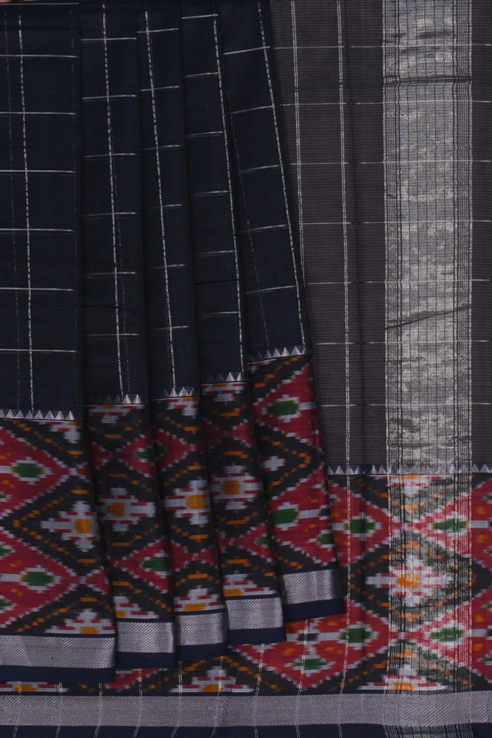 Image of Mangalgiri Black Saree