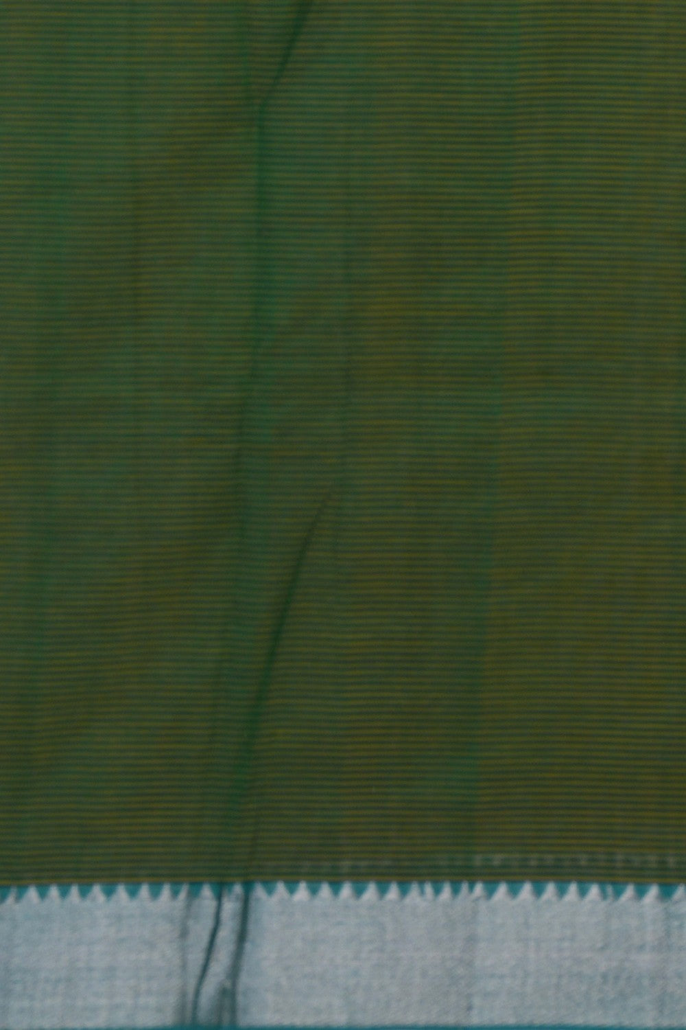 Image of Mangalgiri Moss-Green Saree