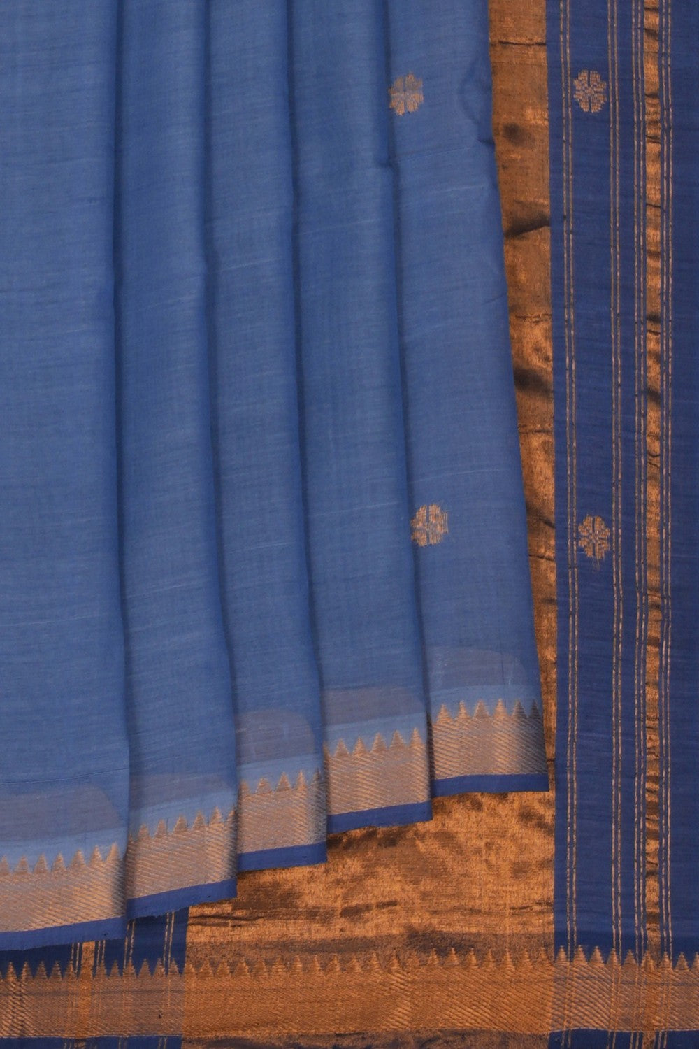 Image of Mangalgiri Grey Saree