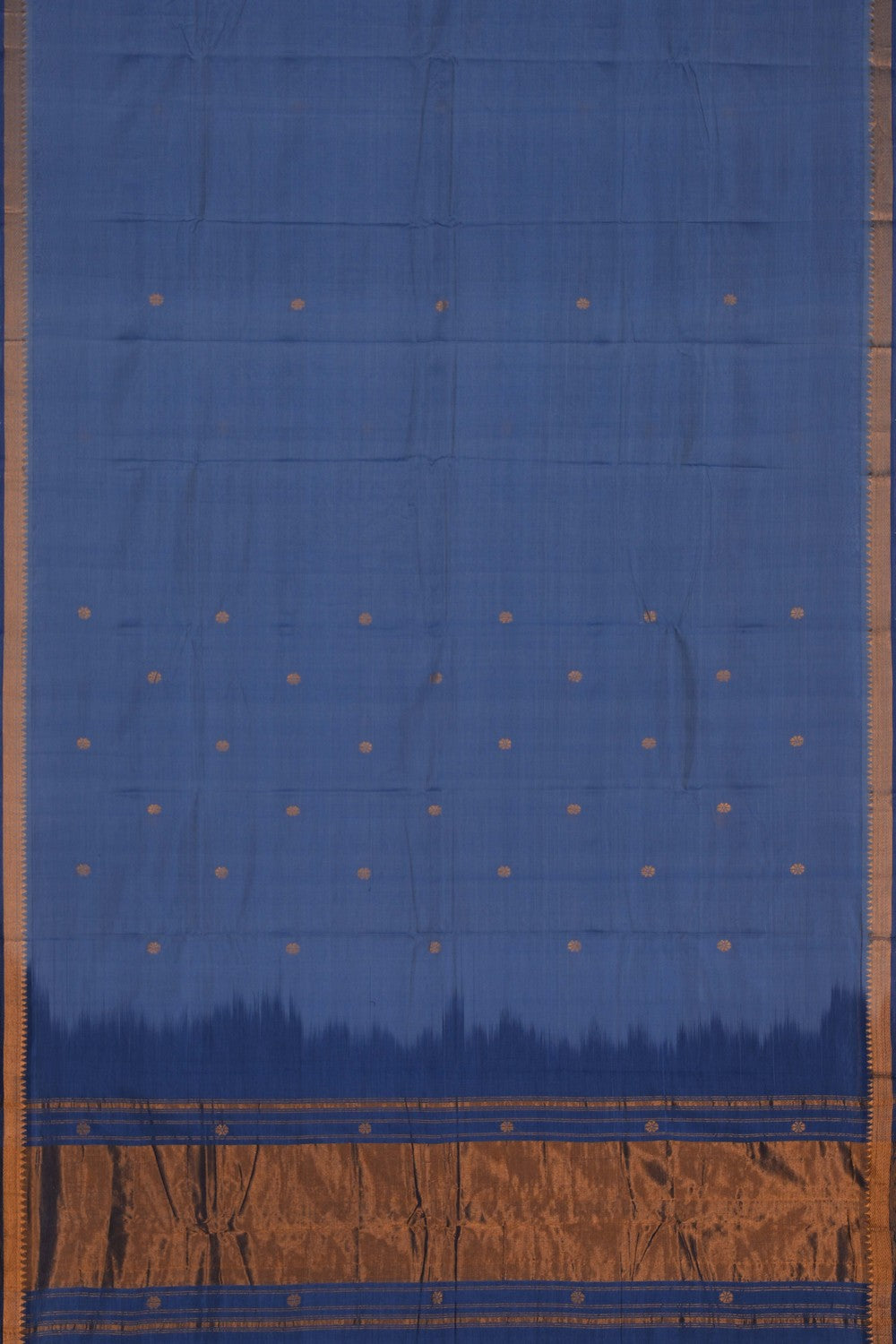 Image of Mangalgiri Grey Saree