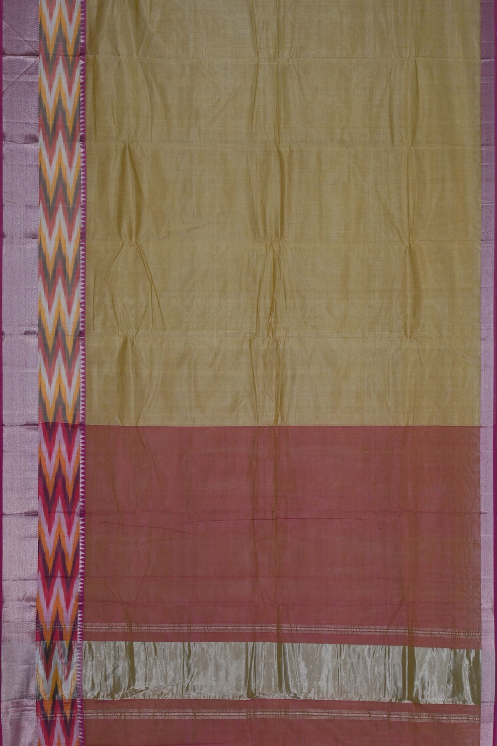 Image of Mangalgiri Green Saree