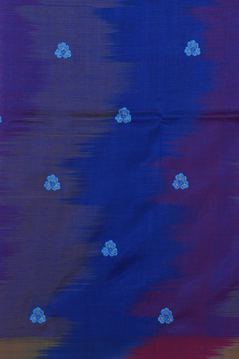 Image of Mangalgiri Silk Yellow Saree