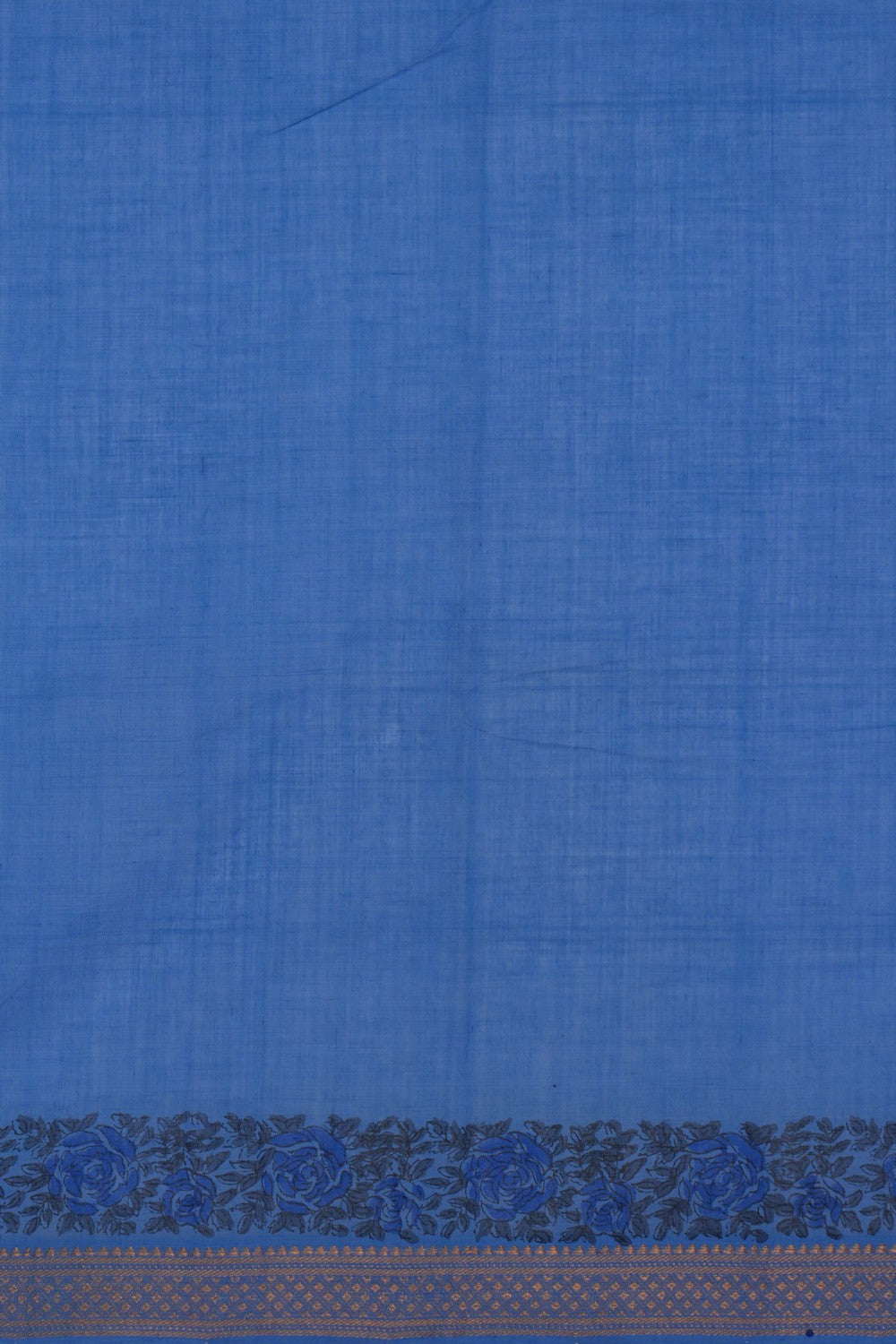 Image of Mangalgiri Cotton Smoky Blue Saree