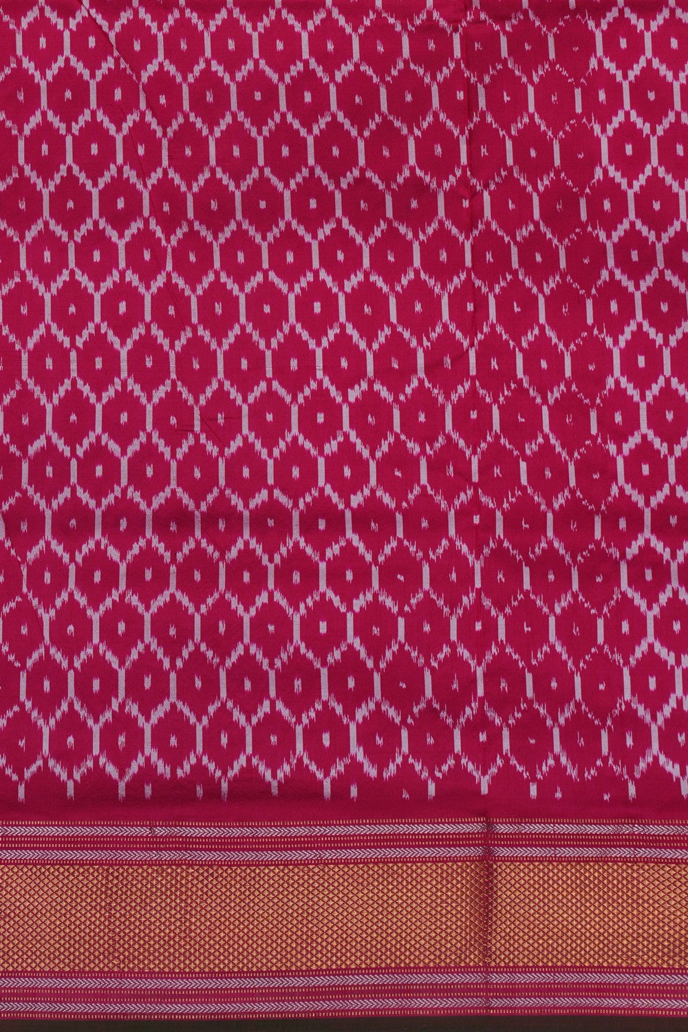Image of Pochampally Ikat Silk Purple Saree