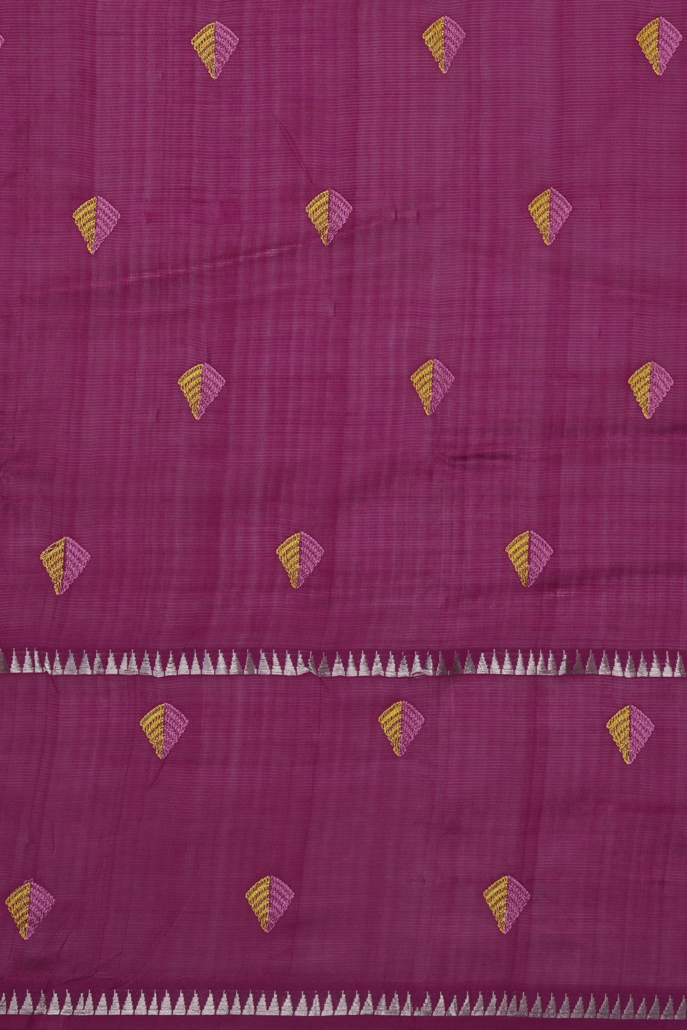 Image of Mangalgiri Silk Pink Saree