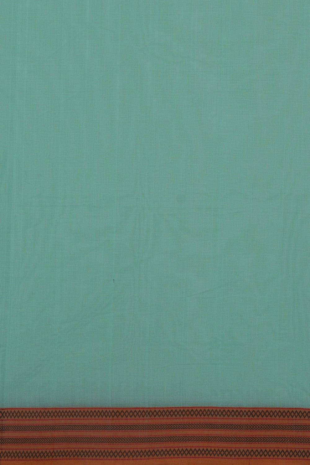 Image of South Cotton Aqua-Green Saree