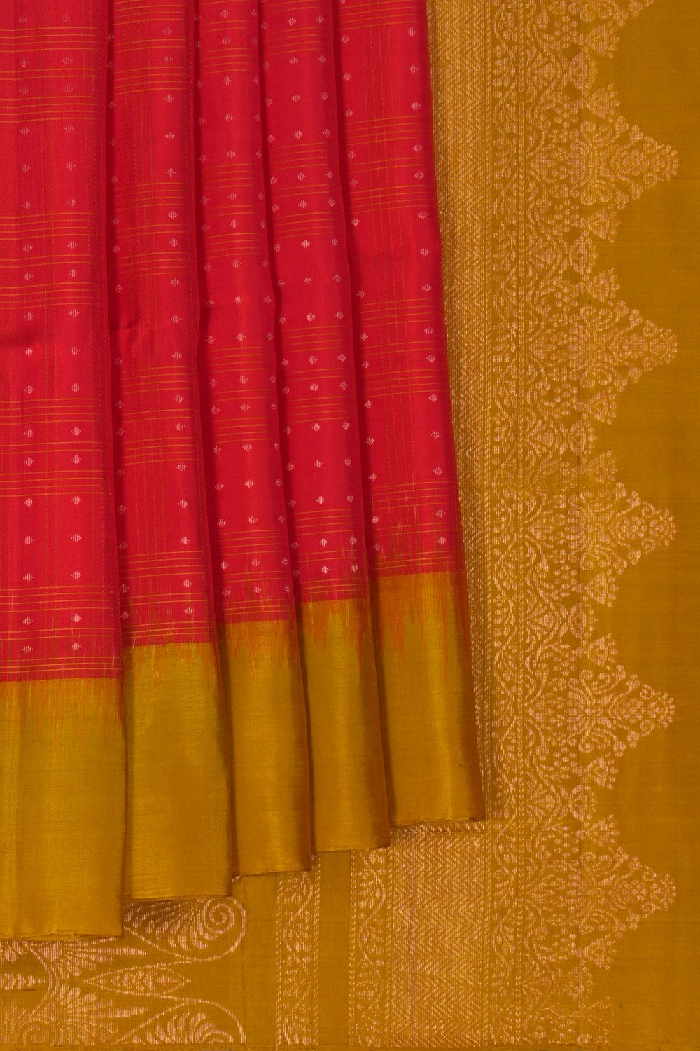 Image of South Silk Red Saree