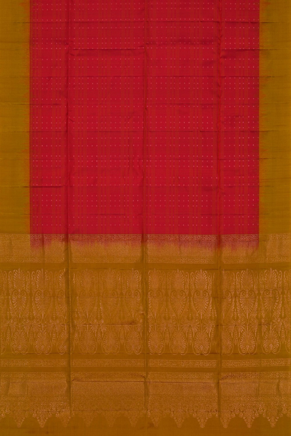 Image of South Silk Red Saree