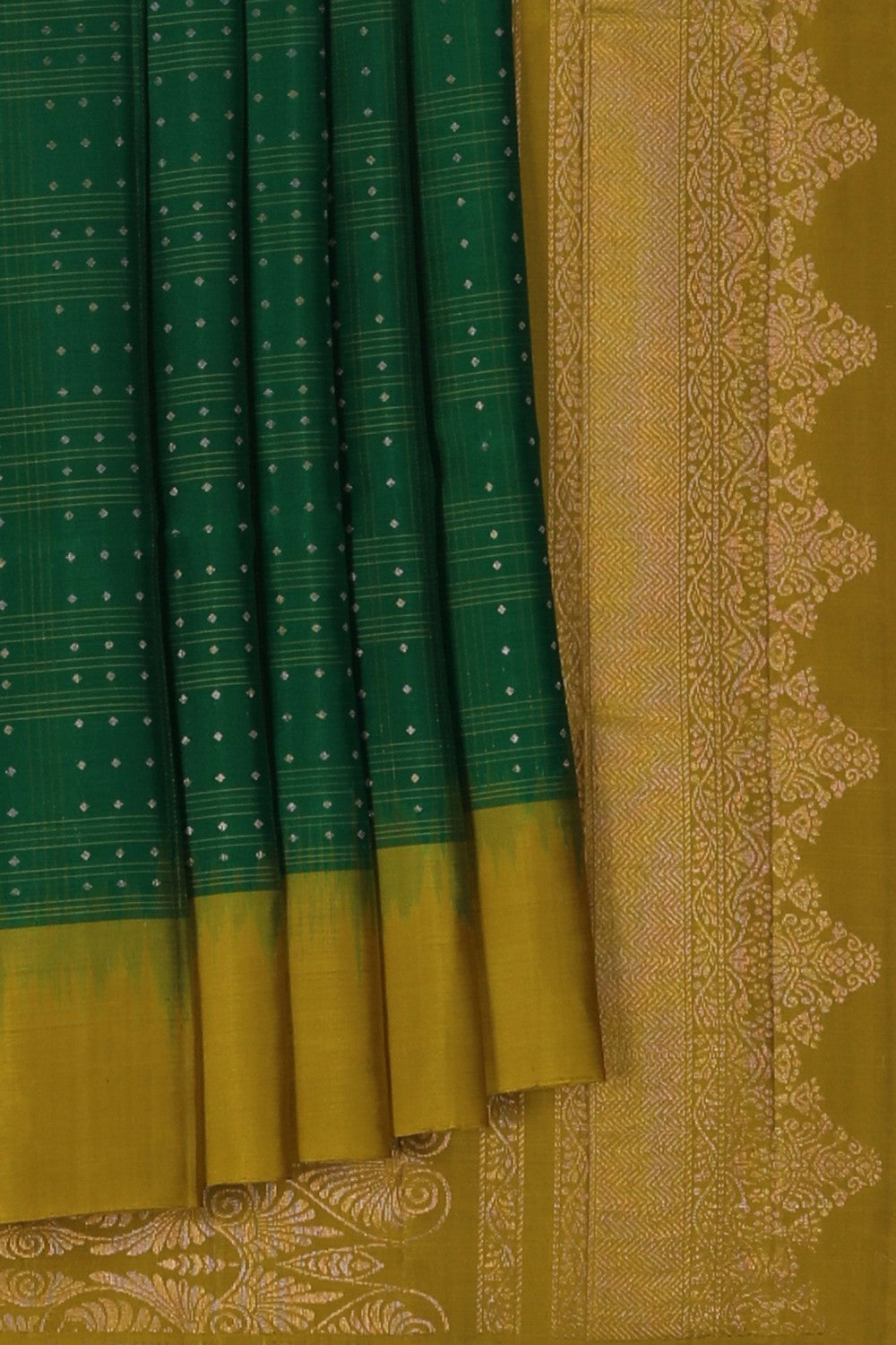 Image of South Silk Green Saree