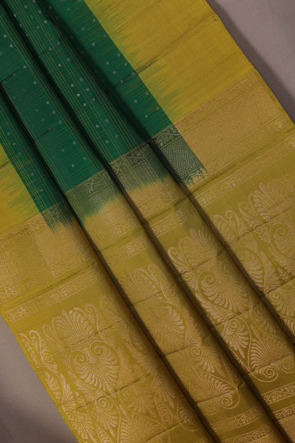 Image of South Silk Green Saree