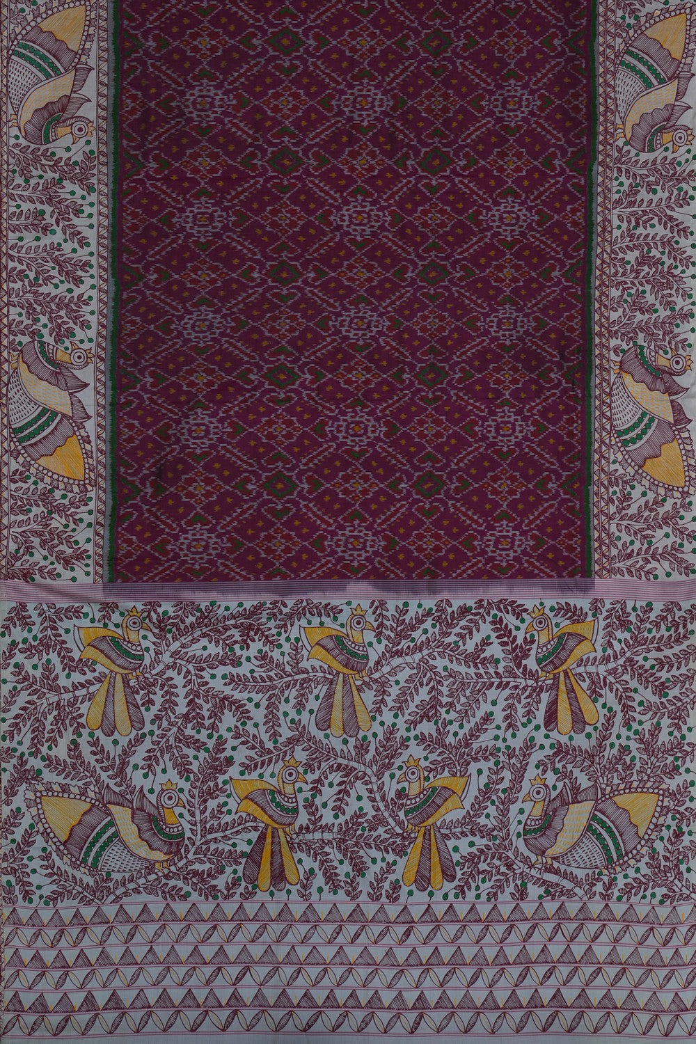 Image of Rajkot Silk Violet Saree