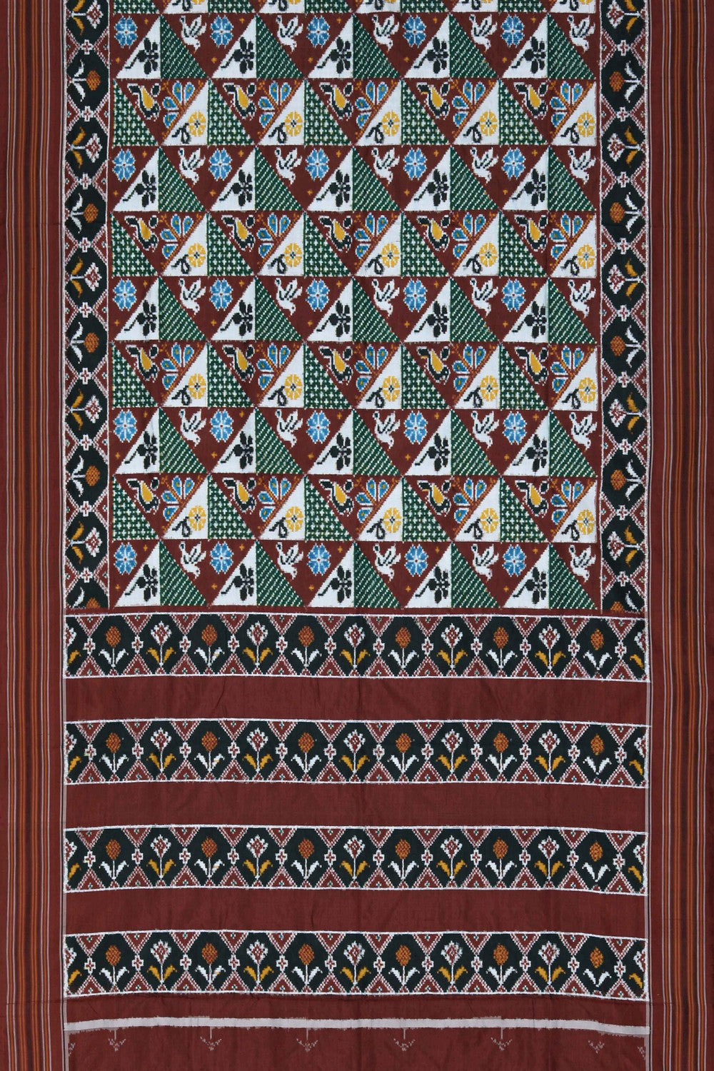 Image of Patan Patola Silk Double Ikat Saree