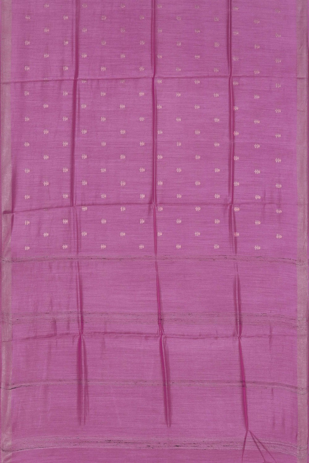Image of Bhagalpur Tussar Silk Pink Saree