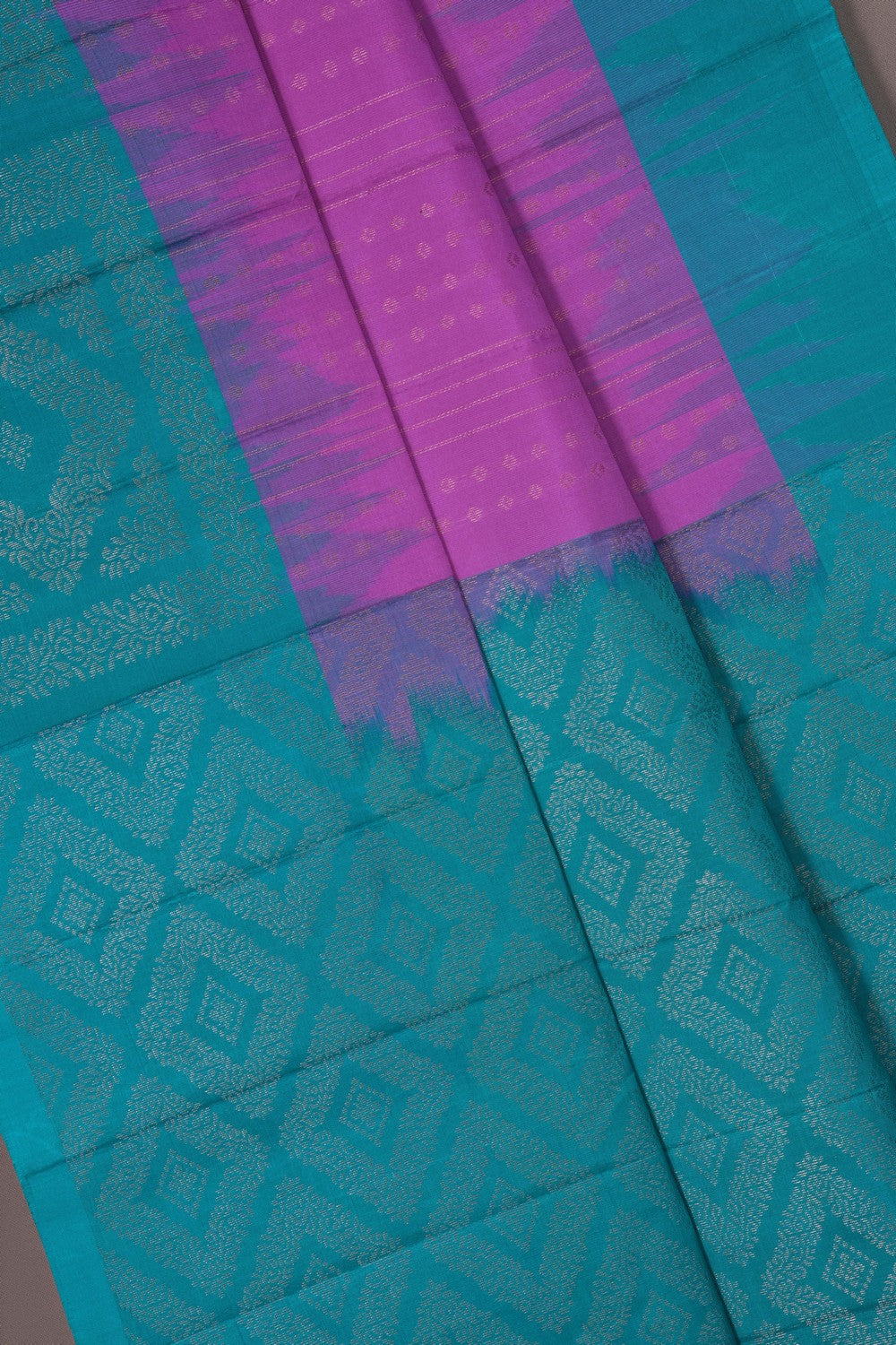 Image of South Silk Purple Saree