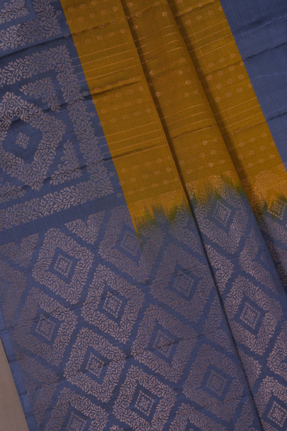 Image of South Silk Mustard Saree