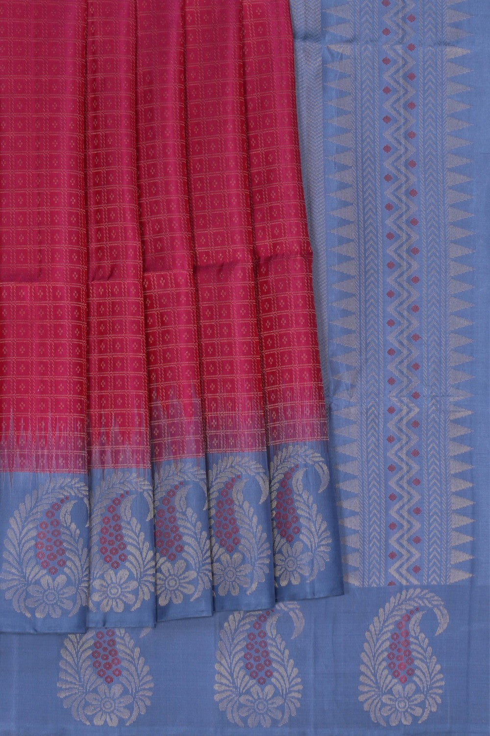 Image of South Silk Pink Saree
