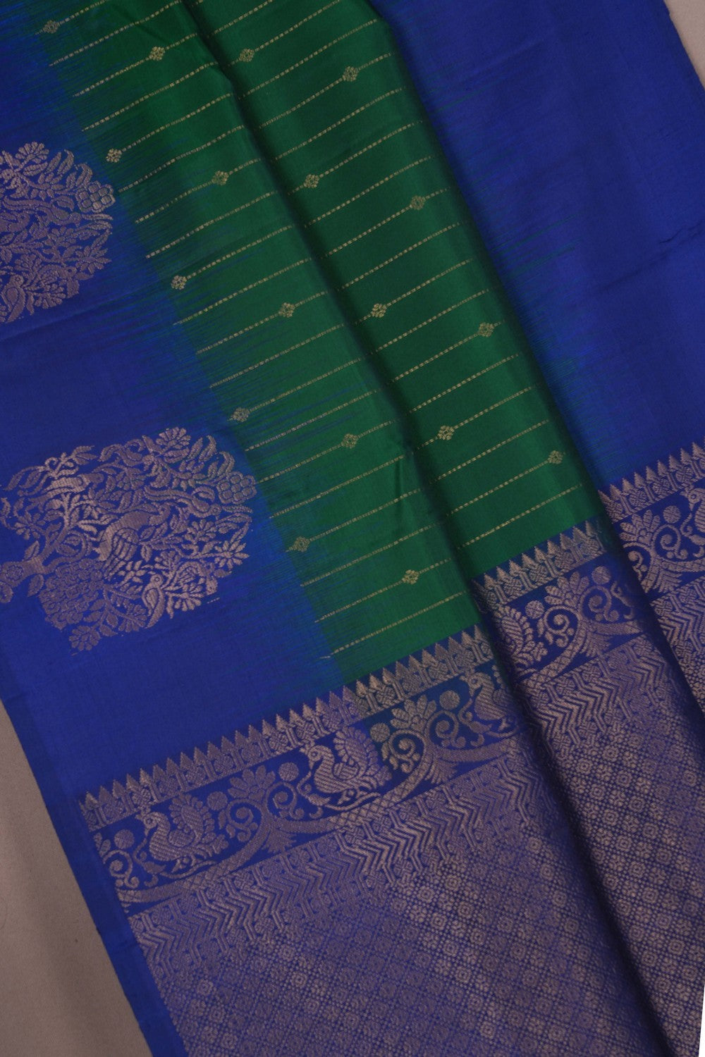 Image of South Silk Green Saree