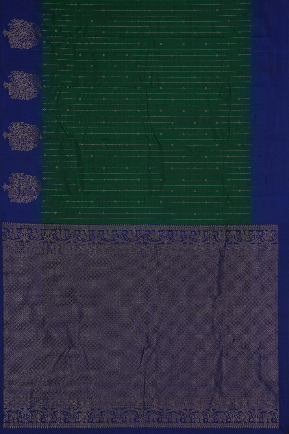 Image of South Silk Green Saree