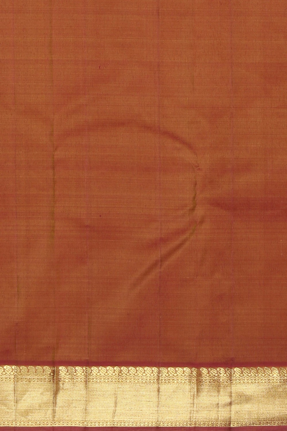Image of A Mustard Arani Silk Saree