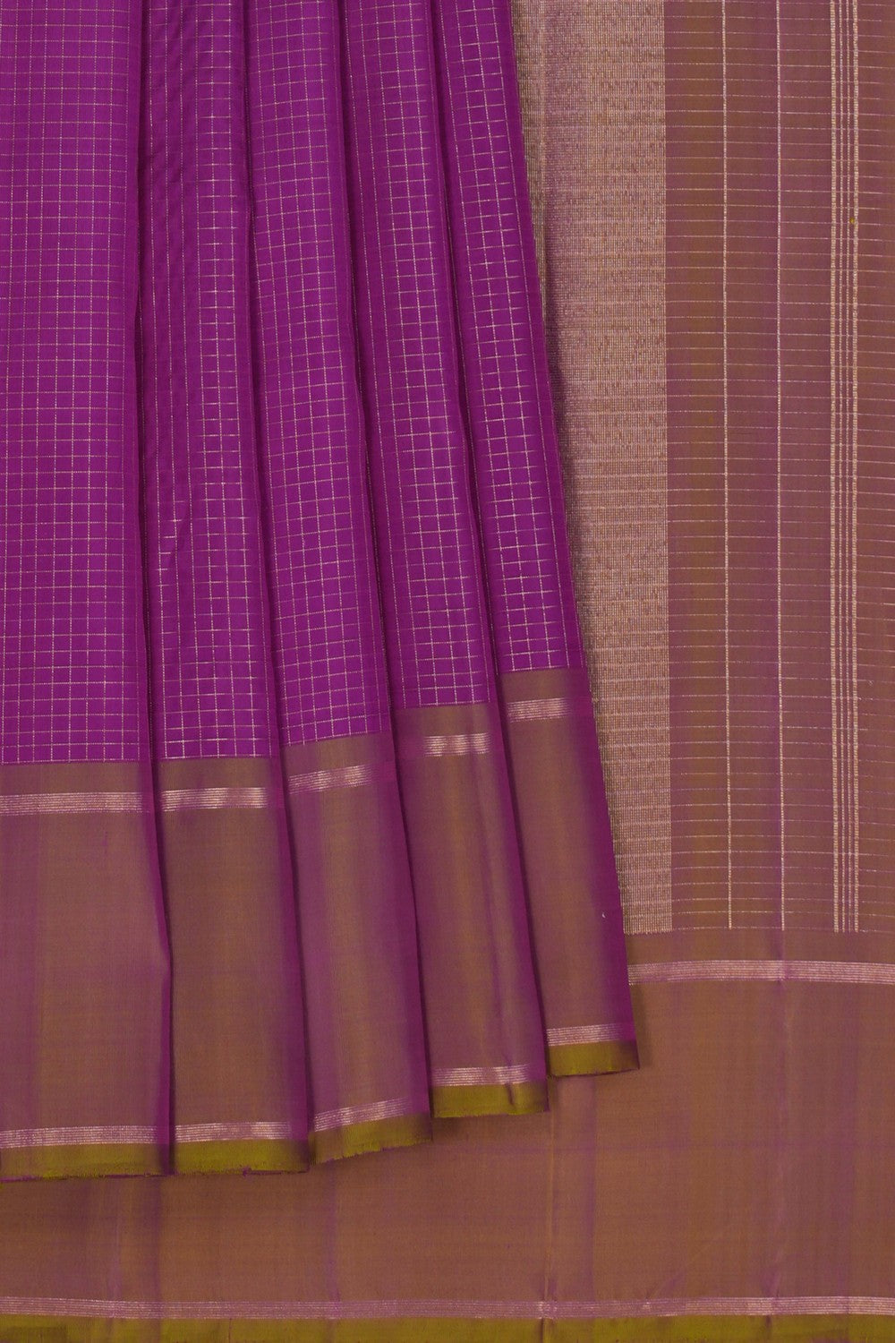 Image of Purple Arani Silk Saree