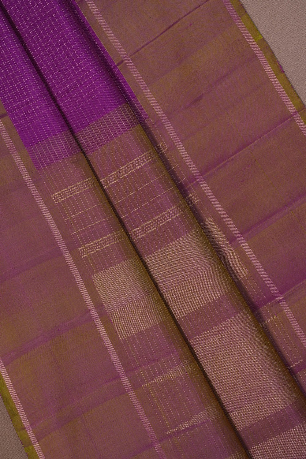 Image of Purple Arani Silk Saree