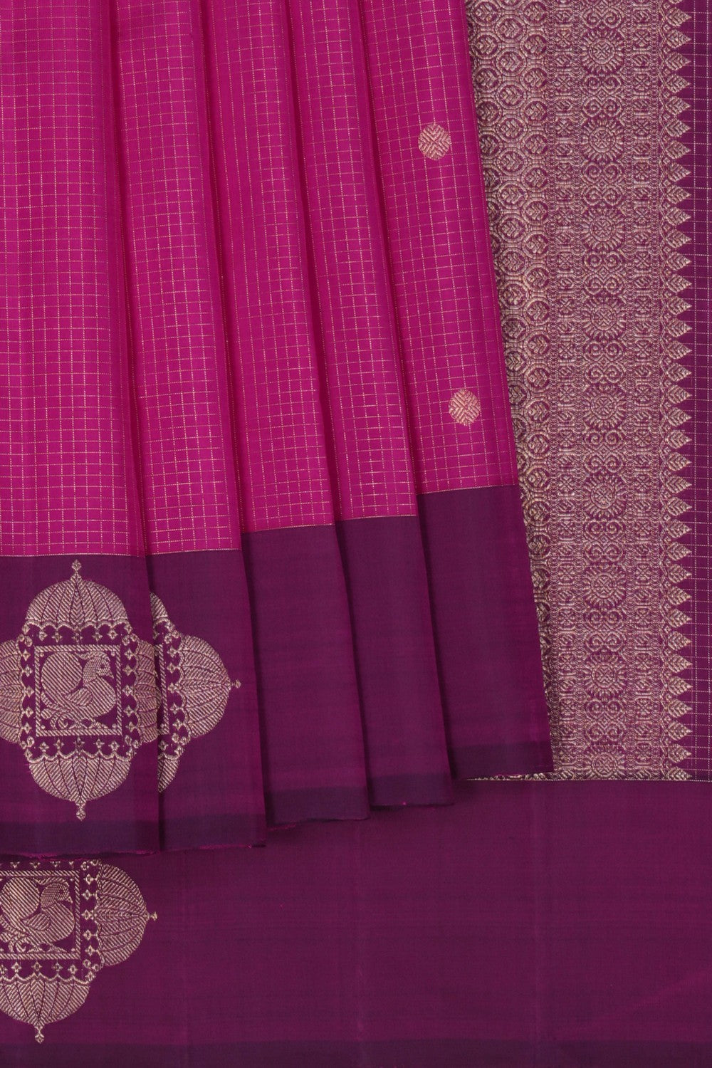 Image of Pink Arani Silk Saree